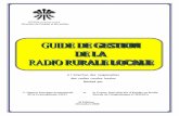 Direction du Cinéma et des médias - RFI Planète Radio · radio rurale locale est une radio jouissant d’un statut de droit privé, communautaire et associatif à gestion autonome.