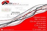 partenaire industriel - ASI-RUasiru.fr/images/PlaquetteASIRU.pdf · Etude de SDF /SLI Climatisation de l’EFF, Conception du réseau de protection incendie de l’EFF, Interfaces