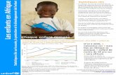 Statistiques clés Afrique t - UNICEF · 400 500 600 700 800 e )) Allaitement exclusif au sein . Le VIH/SIDA et le paludisme en Afrique On estime qu’en 2012, 2,9 millions d’enfants