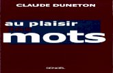 Au plaisir des mots - storage.googleapis.com...Title: Au plaisir des mots Author: Duneton Claude Created Date: 5/20/2011 6:30:37 AM