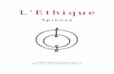 L'Ethique, Spinoza - LITURATERRElituraterre.org/Spinoza-Ethique.pdf · Spinoza, L'Ethique 6 Explication: Une telle existence en effet, à titre de vérité éternelle, est conçue