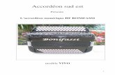 Présente - Freeaccordeon63.free.fr/DOC_VIVO.pdf · accordeon numerique hf 100 % italien: Conçus, à la façon d’un instrument acoustique et entièrement en Italie, c’est la