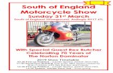 S Soouutthh ooff EEnnggllaanndd MMoottoorrccyyccllee ... Show Programme Ardingly 31st March.pdf · Sunbeam MCC Graham Walker Run based at Beaulieu Motor Museum in Hampshire. From