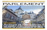 Fondé en 1960 PARLEMENT · 1| L E COURRIER DU PARLEMENT |SUPPLÉMENT / JUILLET-AOUT 2016 SUPPLÉMENT / J UILLET-AOUT 2016 |LE COURRIER DU PARLEMENT | 2 SOMMAIRE : Auxerre et l’Auxerrois