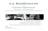 La Badinerie · 2018-11-13 · Un orchestre atypique ! Bouzouki, flûtes, 2 pianos à queue, basse électrique et 7 percussions. Aux voix du chœur et des solistes répondent en contrechant