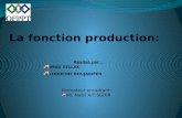 La fonction production · La fonction de production 1- Qu’est ce que le système de production? 2- Historique de la fonction de production 3- Objectif de la production 4- Mission
