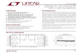 LTC2704 - Quad 12-, 14- and 16-Bit Voltage Output SoftSpan ... · Readback commands allow veriﬁ cation of any on-chip register in just one 24- or 32- bit instruction cycle. All