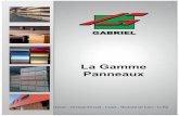 La Gamme Panneaux - Gabriel SA · ABSOLU ABSOLU PANNEAUX PANOPREY Format 2800 x 2070 mm ep 19 mm Et HPL (format selon décors). 030 FA BLANCO ESPECIAL 149 FA GRIS PALOMA 156 FA CREME