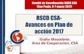 RSCD CSA- Avances en Plan de - International Trade Union ... · Participación en III Foro Sindicatos-OCDE/CAD (20-21 marzo 2017): • Porque es importante: el Comité de Asistencia