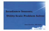 Irradiance Sensors; Utility Scale Problem Solver 2011/2011 AEC Session 1/1C... · Dave Kostick -IMT Solar. FPL’s Martin Next Generation Solar Energy Center 75 Megawatts Indiantown