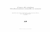 Cours de cin£©ma Orchestration visuelle et sonore 2007-08-25¢  - L¢â‚¬â„¢orchestration musicale est le rapport