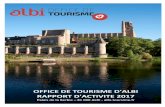 PROJET OFFIE DE TOURISME D’AL I Rapport d’activités 2017 · 2018-09-07 · L’administation de l’office de touisme L’offie de tourisme est un partenaire majeur de la commune