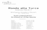 Rondo alla Turca - Profs-Edition · Le dernier mouvement très populaire, « Alla Turca » , est souvent entendu seul et est l'une des partitions les plus connus de Mozart , c'était