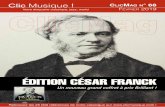 ÉDITION CÉSAR FRANCK · J. Cage : Solo for ‘cello ... trombone, guitare électrique, bande et contrebasse, sur base de et en hom-mage au travail du mystérieux, original et controversé
