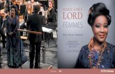 Femmes - ATMA Classique · [A girl, West Side Story] Livret / Libretto: Stephen Sondheim Femmes MArIE-JoSÉE Lord soprano orCHESTrE SyMPHonIquE dE LAVAL ALAIn TrudEL chef d’orchestre