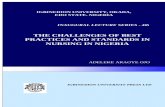 THE CHALLENGES OF BEST PRACTICES AND STANDARDS IN Challenges of best...¢  2019-05-19¢  the challenges