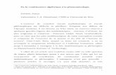Laboratoire J.-A. Dieudonné, CNRS et Université de Nice.patras/articles/Rota.pdf · 1 De la combinatoire algébrique à la phénoménologie. Frédéric Patras Laboratoire J.-A.