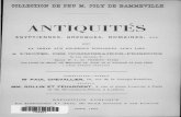 ANTIQUITES'...COLLECTION DE FEU M. JOLY DE BAMMEVILLE , ANTIQUITES' ËGYPTIENNES, GRECQUES, R.OMAINES, ETC.DONT LA VENTE AUX ENCHÈRES PUBLIQUES AURA LIEU A L'HOTEL DES COMMISSAIRES