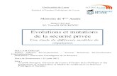 Evolutions et mutations de la sécurité privéedoc.sciencespo-lyon.fr/.../MFE2017/sellam_d/Sellam_d.pdf · 2018-03-23 · Université de Lyon Institut d’Etudes Politiques de Lyon