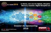 Dossier de Sponsoring 2018...Association des Utilisateurs des Systèmes d’information au Maro • L’Assoiation des Utilisateurs des Systèmes Informations au Maroc (AUSIM) est