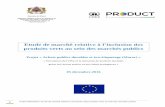 Etude de marché relative à l’inclusion des...5 Projet APD Maroc :Etude de marché relative à l’inclusion des produits verts au sein des marchés publics Il s’agit, dans cette