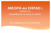 MEOPA en EHPAD - SFAPExpérience du pôle de gérontologie du CHU de Nice en 2008 : 20 patients, 85% avec trouble cognitif dont 50% avec détérioration sévère, 37 soins Auto-administration