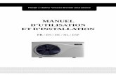 D’UTILISATION - AquaLuxaqualux.com/Prod/pdf/technique/NOT 2012/NOT_PAC_VESUVIO_FUL… · I. Application 1-Se référer aux caractéristiques techniques présentées dans ce guide