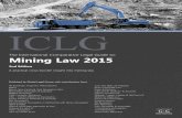 Mining Law 2015 - Milbank, Tweed, Hadley & McCloy...Department. Model exploration licences are also available on the website (as required by the Coal Industry Act 1994). 2.3 What rights