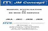 JM CONCEPT - Convertisseurs Analogiques - … Concept...Page / 56 MANUEL D’UTILISATION ET DE MISE EN SERVICE JKA - JKC - JKN - JKR JM Concept s.a. 2A Bd Lassagne - F 69530 BRIGNAIS