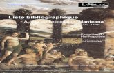 Liste MANTEGNA Finalemini-site.louvre.fr/mantegna/acc/xmlfr/bibliographie... · 2010-11-19 · Liste bibliographique Autour de l’exposition " Mantegna " (1431-1506) Exposition du