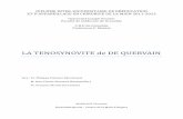 LA TENOSYNOVITE de DE QUERVAIN - SFRM …...La ténosynovite de De Quervain (De Que vain’s Disease, DQD) a été décrite pour la 1ère fois par Fritz De Quervain, chirurgien suisse
