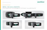 Wilo-Stratos MAXO, - EnerJ-meeting · Wilo, avec le Wilo-Stratos MAXO, définit de nouveaux standards en matière d’efficacité et de confort d’utilisation afin d’être en phase