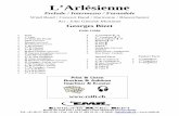 EMR 12080 L'Arlésienne · PDF file Prelude / Intermezzo / Farandole Wind Band / Concert Band / Harmonie / Blasorchester Arr.: John Glenesk Mortimer Georges Bizet EMR 12080 1 4 4 1