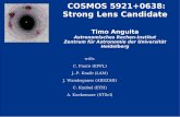 COSMOS 5921+0638: Strong Lens Candidatewucknitz/jenam2009/files/anguita.pdf · COSMOS 5921+0638: Strong Lens Candidate Timo Anguita Astronomisches Rechen-Institut Zentrum für Astronomie
