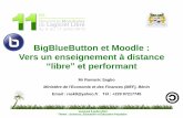 BigBlueButton et Moodle : Vers un enseignement à distance libre” …2010.rmll.info/IMG/pdf/Sagbo_Romaric_PPT_BBB_RMLL_last.pdf · 2010-09-03 · INTRODUCTION Les institutions d’éducationont