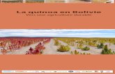 La quinoa en Bolivie · La quinoa Vers de nouvelles pratiques agricoles Innover en préservant le sol Sur laltiplano la cultur’ e de la quinoa est mécanisée en plaine.