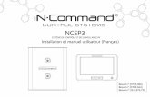 NCSP3 · 2019-01-03 · NCSP3 Veuillez lire le manuel du iN-Command et ces avertissements et instructions avec attention avant l’utilisation du produit. Le non-respect des instructions
