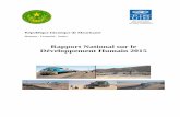République Islamique de Mauritanie · PDF file 2020-01-30 · Rapport National sur le Développement Humain - Mauritanie 2015 Page 6 Liste des tableaux Tableau 1 : Indice de développement