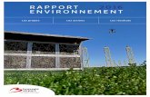 RAPPORT 2016 ENVIRONNEMENT · • CEO de Brussels Airport Company depuis 2010, dont il était le CFO depuis 2005 • Administrateur et membre de l’Executive Committee (2011-), ancien