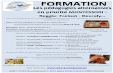 PUB formation montessori - child-development.bechild-development.be/.../PUB-formation-montessori.pdf · Prix FORMATION Formateurs : conseillers pédagogiques ou enseignants formés