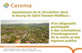 Apaisement de la circulation dans le bourg de Saint Genest-Malifaux … · 2018-09-25 · Journées Portes Ouvertes – Autun 05 octobre 2018 Patrice CHAMPON – DCAP / Usagers et
