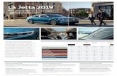 La Jetta 2019 · 2018-07-11 · La Jetta 2019 Avec son nouveau design innovateur et Extérieurs et intérieurs sa performance accrue, l’emblématique Jetta 2019 a été conçue