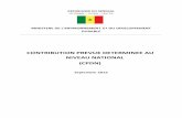 CONTRIBUTION PREVUE DETERMINEE AU NIVEAU …...La CPDN du Sénégal s’insc it donc dans le cadre du PSE, en écho avec ses Plans d’Actions P io itai es. 1. Contexte Les mesures