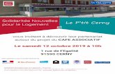 Solidarités Nouvelles Le P’tit Cerny pour le Logement et · 2019-09-24 · Solidarités Nouvelles pour le Logement – Essonne 24 rue de l’Alun 91630 Marolles-en-Hurepoix - Tel.