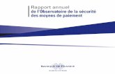 Rapport annuel de l’Observatoire de la sécurité des moyens ... · RAPPORT ANNUEL DE L’OBSERVATOIRE DE LA SÉCURITÉ DES MOYENS DE PAIEMENT – EXERCICE 2017 ERCICE 2017 en janvier