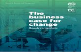 The business case for change · 1 Women in Business and Management: The business case for change Country napshots Region: Africa ˜˚˛˝ ˜˚˛˝ ˜˚˛˝ ˜˚˛˚ ˜˚˛˜ ˜˚˛˝