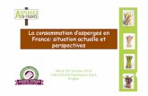 La consommation d’asperges en France: situation … Genty...Mettre en avant les résultats de l’étude Ctifl sur la consommation d’asperges et les – de 35 ans, notamment sur