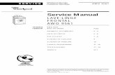 Service Manual ... SERVICE Whirlpool Europe AWO 9561 25.06.2004 / Page 3 Customer Service 8592 015 86000 Doc. No: 4812 722 22671 DONNEES TECHNIQUES Pompe de vidange (synchrone) Tension