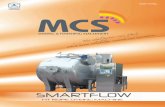 SMARTFLOW Eng .qxp Smart - MCS Textile1983 ITMA – Milan SF100, Comby electronic Jigger. MCS expone: mercerización tubular MT26, soft flow SF82 BT/HT, flow/jet OF83, Comby-Jigger