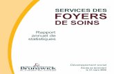 SERVICES DES FOYERS - New Brunswick...Table 3F Région 5- Distribution des résidents dans les foyers de soins par âge et sexe 13 Table 3G Région 6- Distribution des résidents dans
